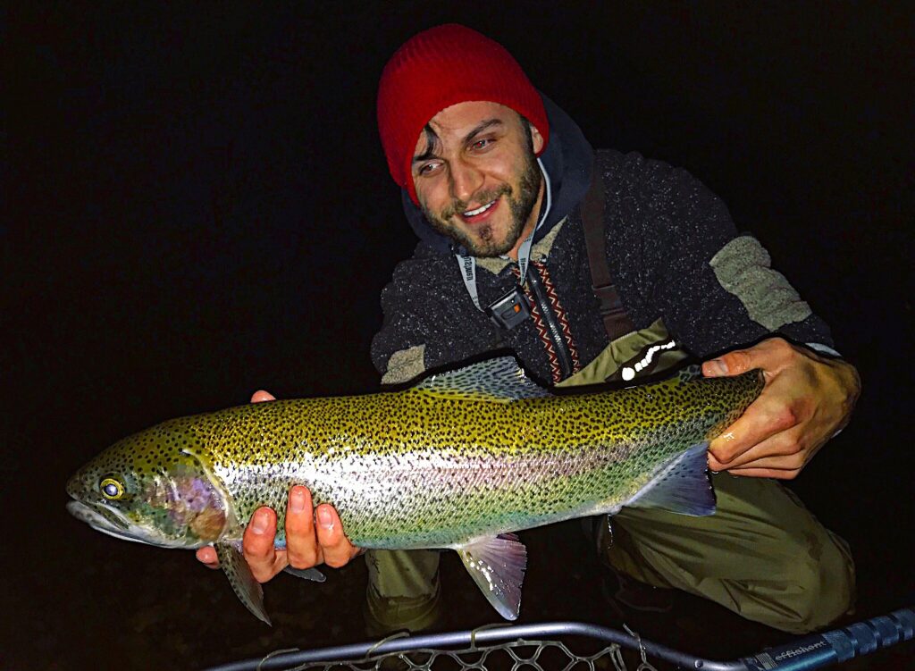 Rainbow trout caught by Shane Stewart